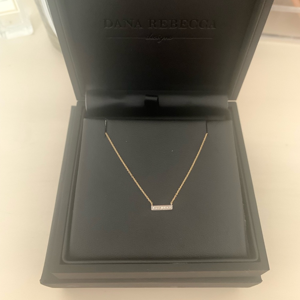 Dana Rebecca Designs Sylvie Rose Bar Necklace